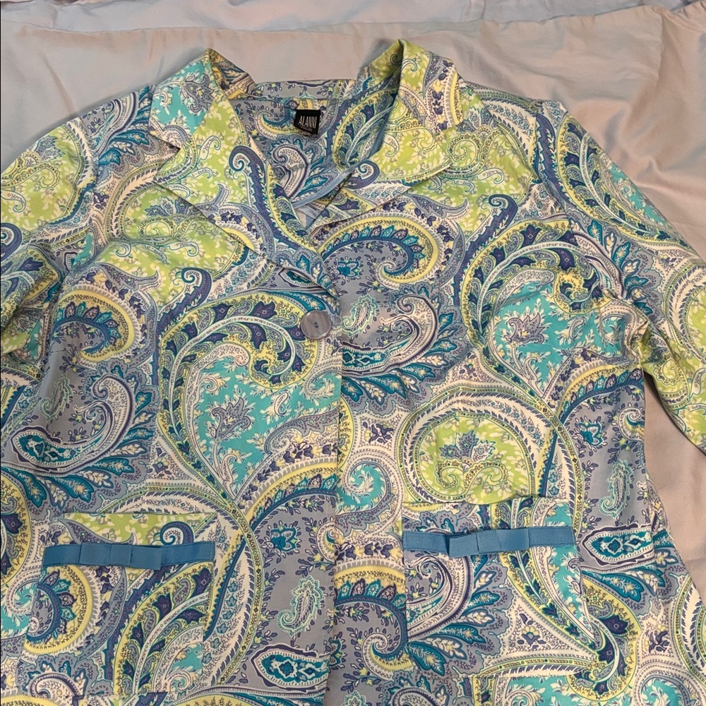 Paisley Patterned Blazer